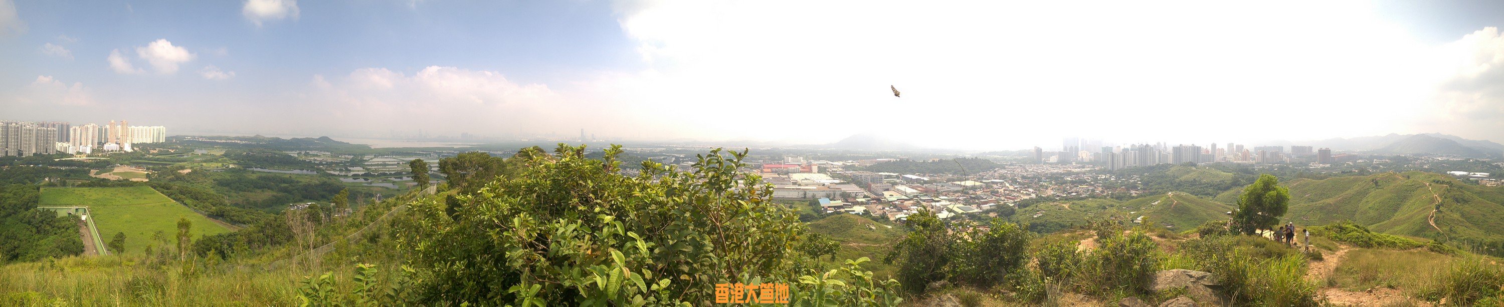 髻山山頂上