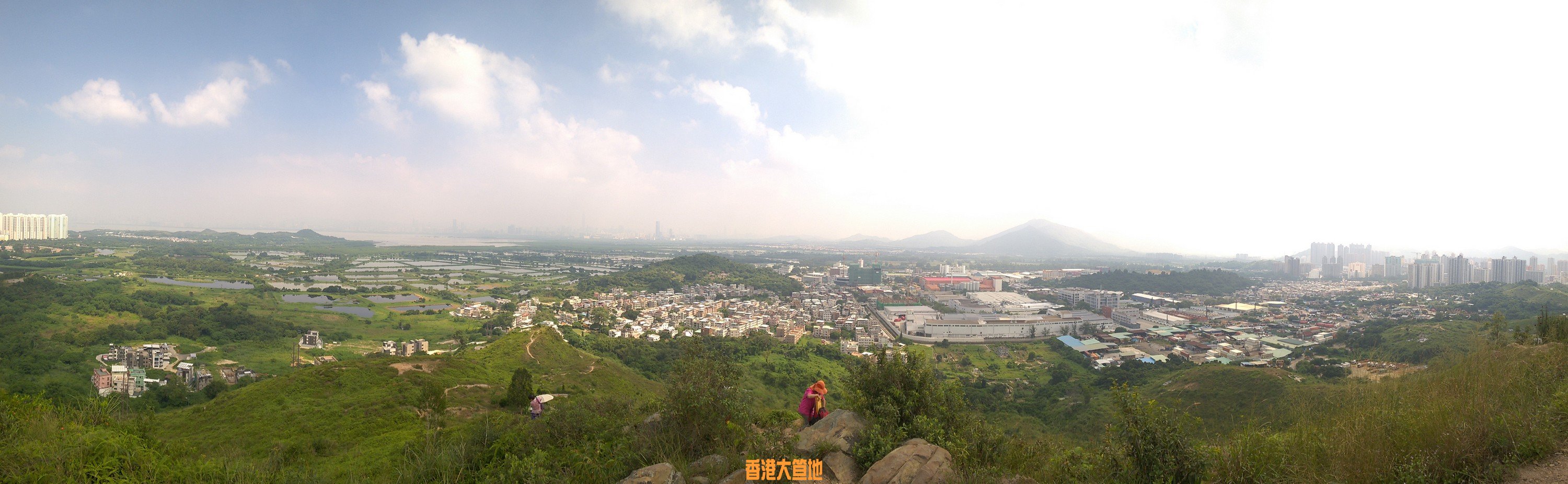 髻山山頂上