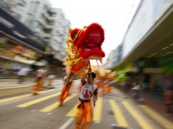 天后舞龍舞獅巡遊