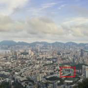 又來筆架山拍攝九龍及香港島全景+100%Crop